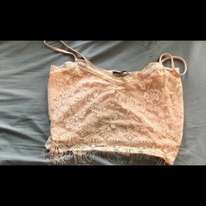 lace crop top